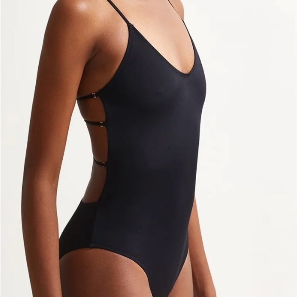 Oye Black One-Piece Swimsuit